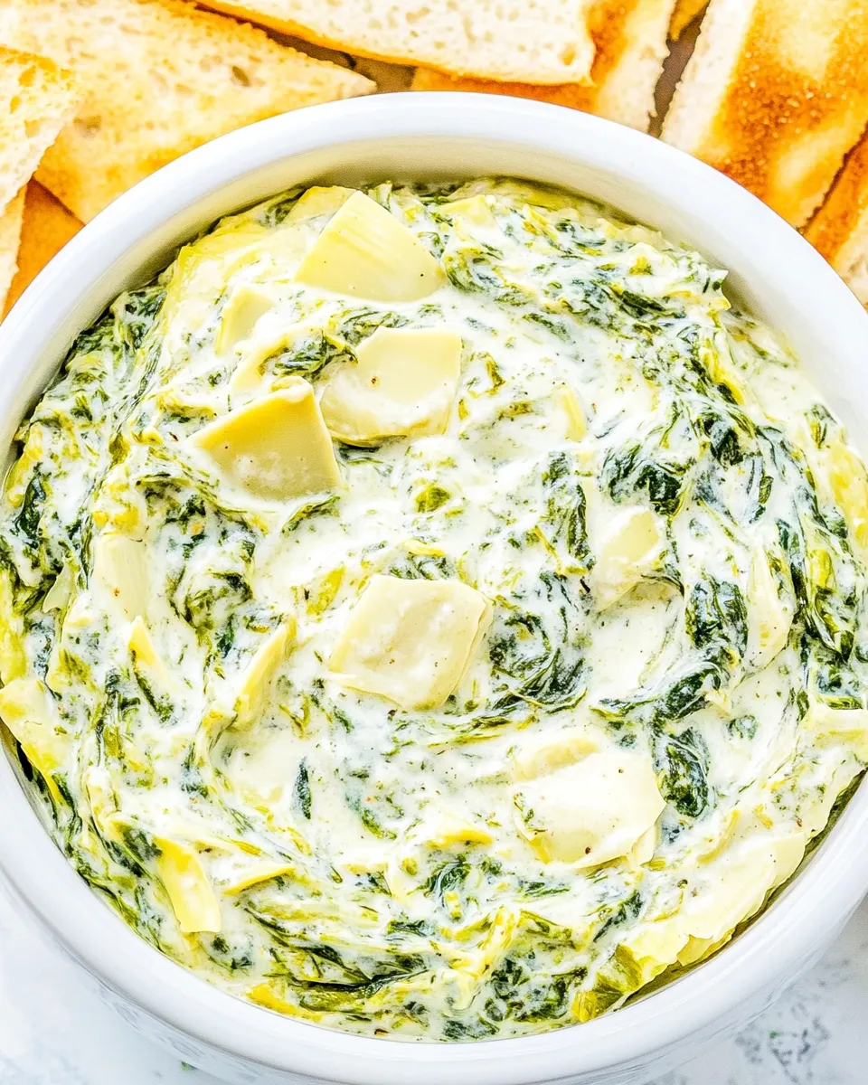 Easy Crockpot Spinach Artichoke Dip picture