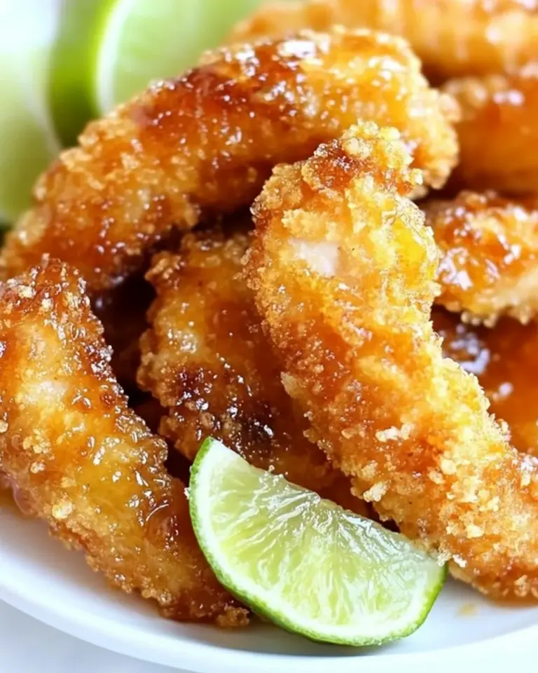 Homemade Crunchy Honey Lime Chicken Recipe photo