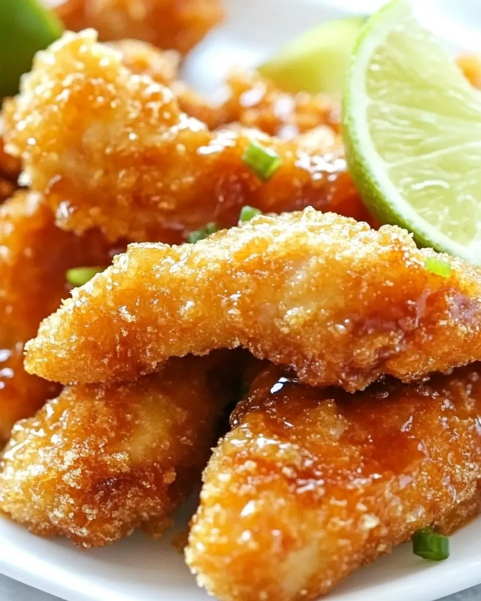 Classic Crunchy Honey Lime Chicken Recipe image