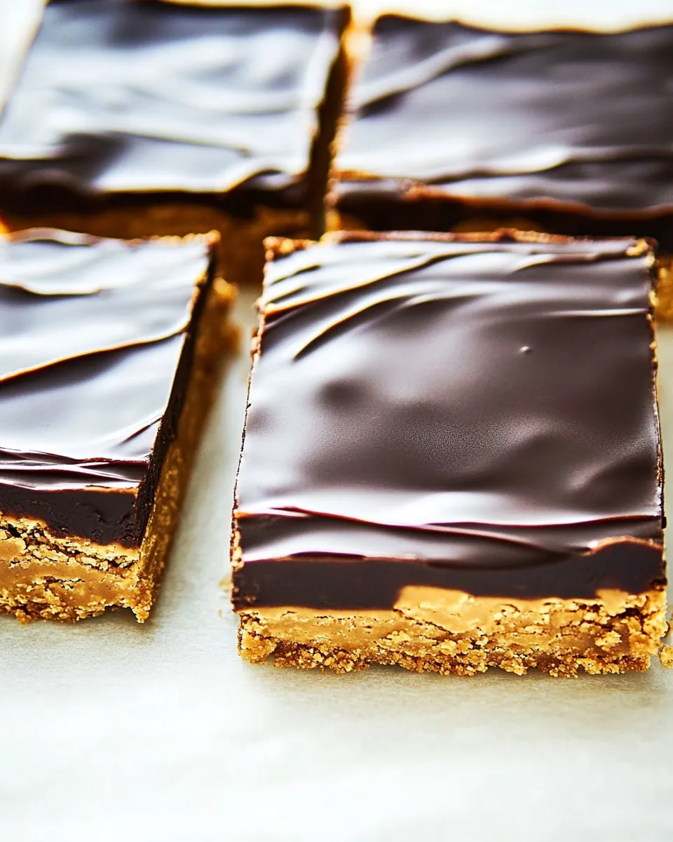 Classic Crunchy Peanut Butter Bars image