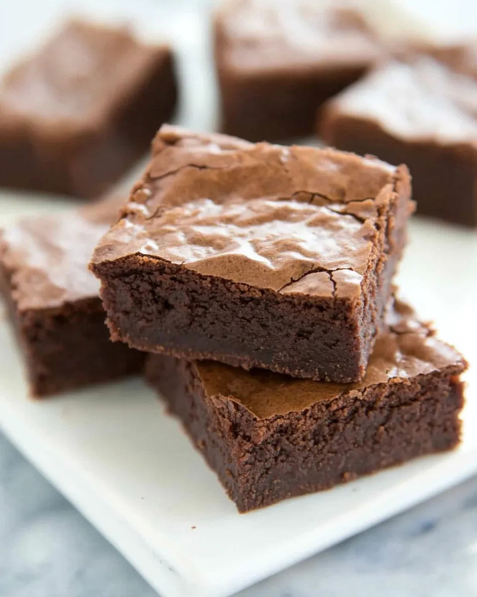 Delicious David Lebovitzs Best Fudgy Brownies shot