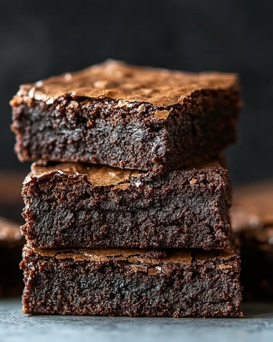 Easy Death by Chocolate Brownies recipe image