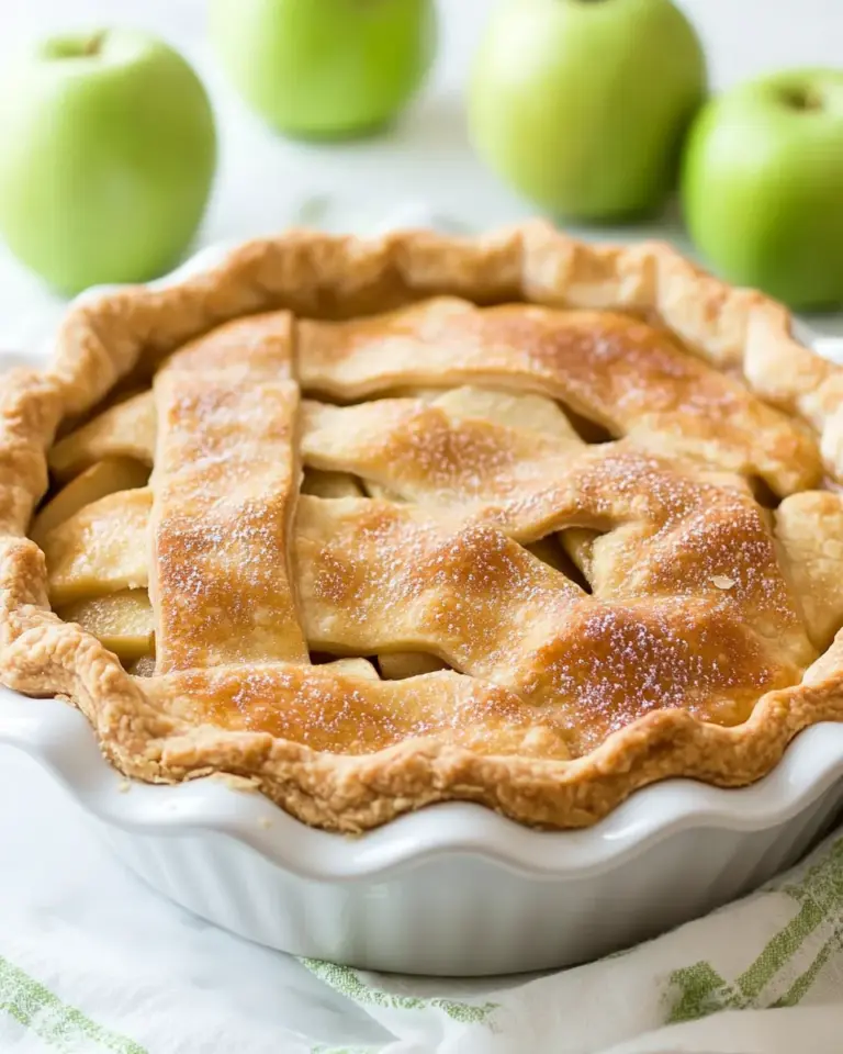 Homemade Deep Dish Apple Pie Recipe photo