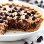 Homemade Deep Dish Chocolate Chip Cookie Pie photo