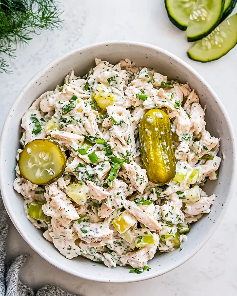 Easy Dill Pickle Chicken Salad picture