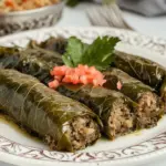 Homemade Dolma: Turkish Stuffed Grape Leaves photo