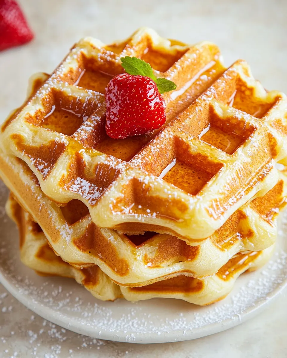 Easy Donut-Glazed Yeasted Waffles picture