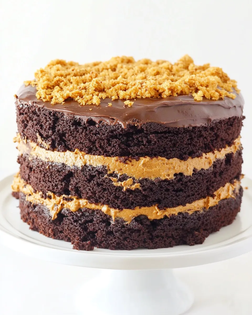 Classic Double Chocolate Cookie Layer Cake image