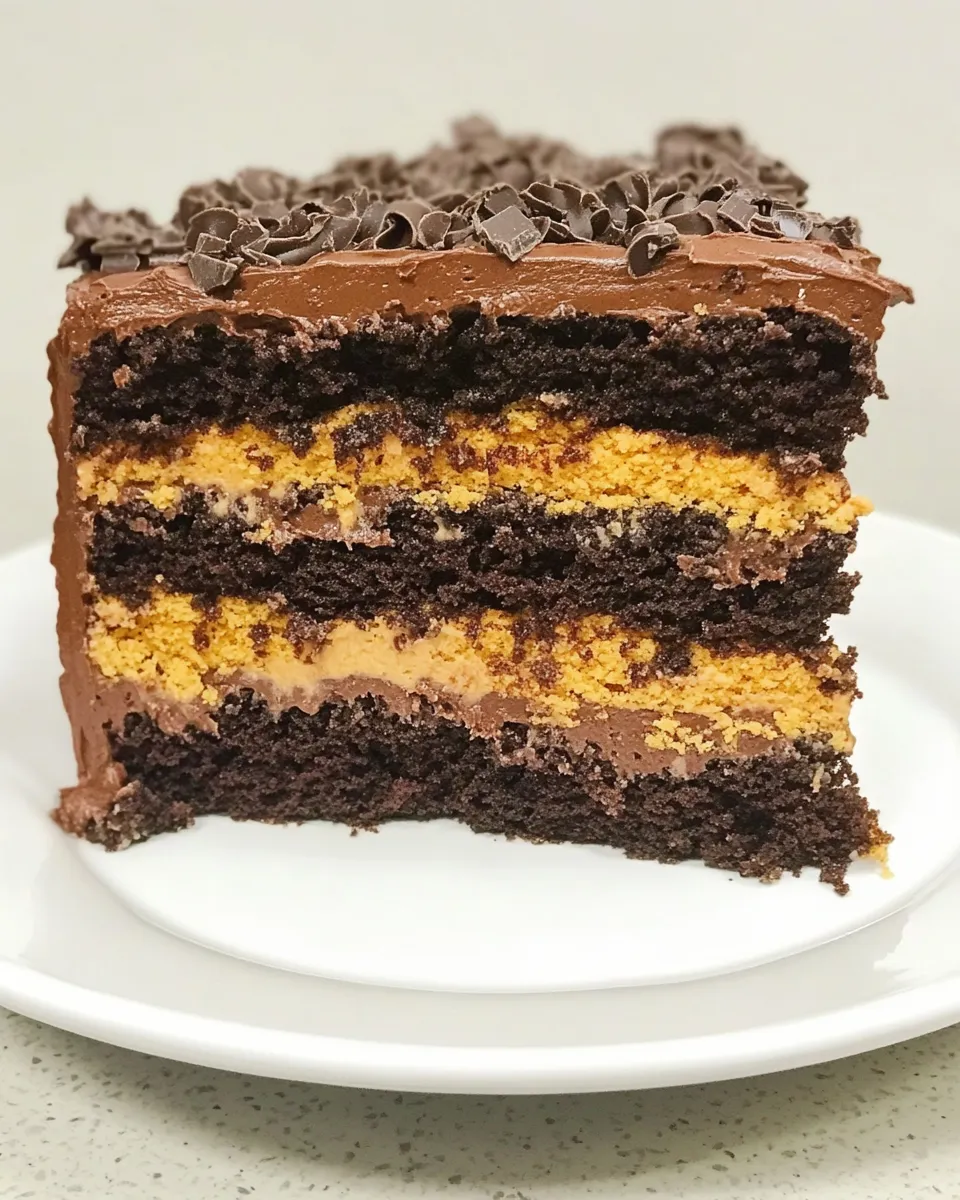 Easy Double Chocolate Cookie Layer Cake picture