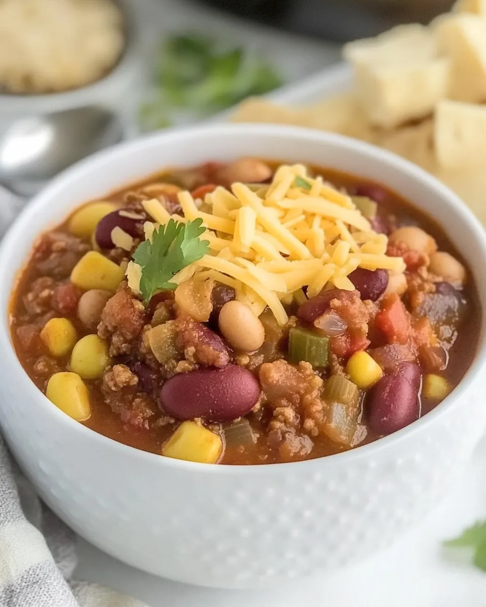 Homemade Easy 5-Bean Chili image