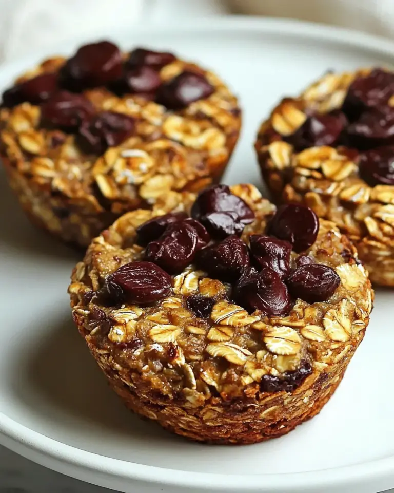 Homemade Easy Baked Oatmeal Cups Recipe image