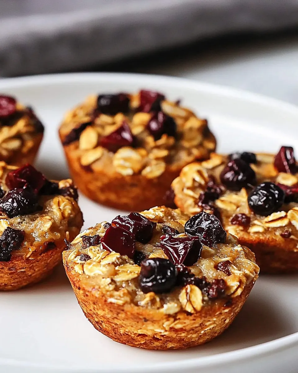 Quick Easy Baked Oatmeal Cups Recipe picture