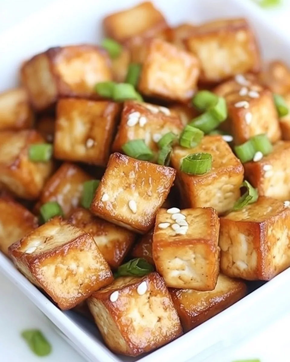 Healthy Easy Baked Tofu (Savory!) image
