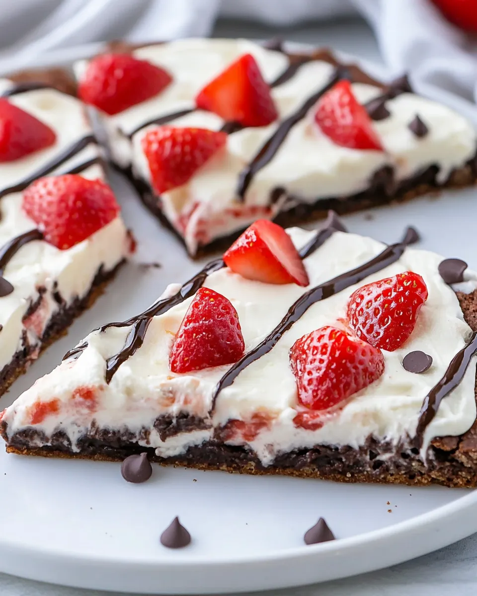 Delicious Easy Brownie Pizza picture