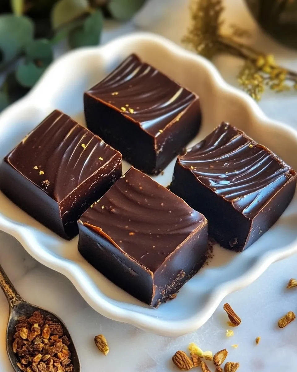 Quick Easy Carob Freezer Fudge shot