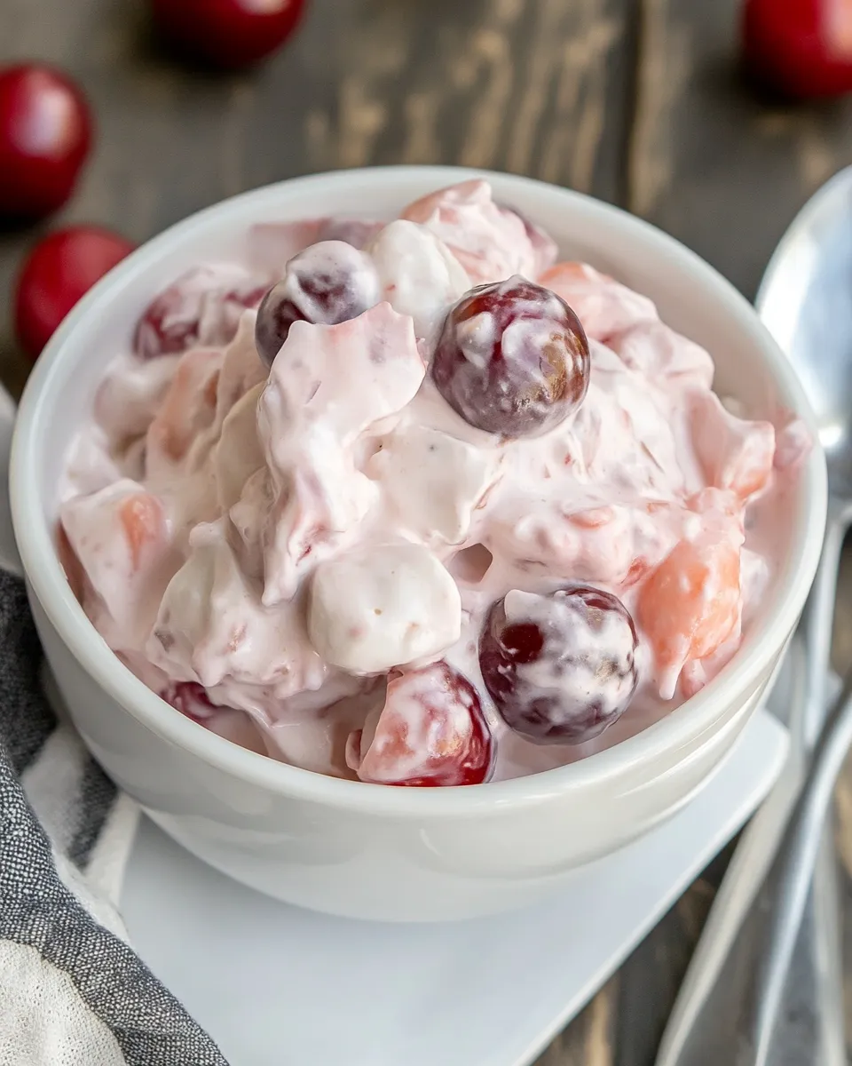 Homemade Easy Cherry Fluff Salad photo