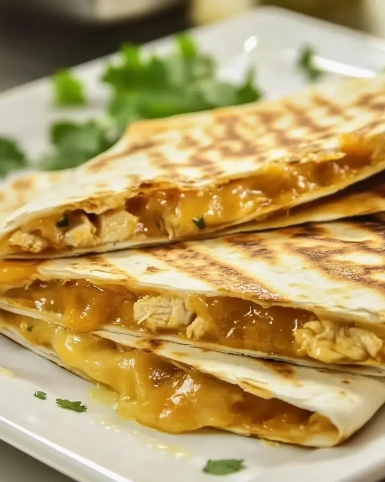 Homemade Easy Chicken & Cheese Quesadillas photo