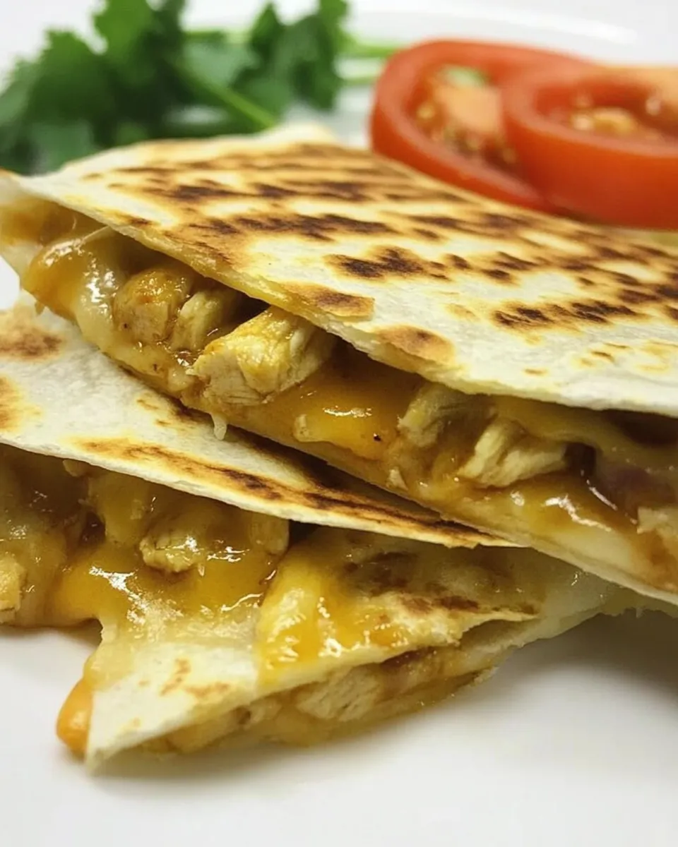 Classic Easy Chicken & Cheese Quesadillas image