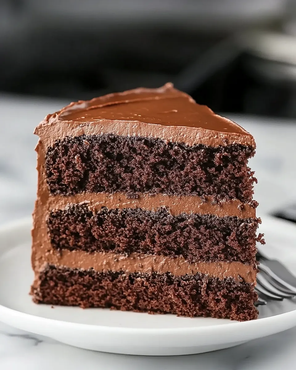 Homemade Easy Chocolate Cake Recipe photo