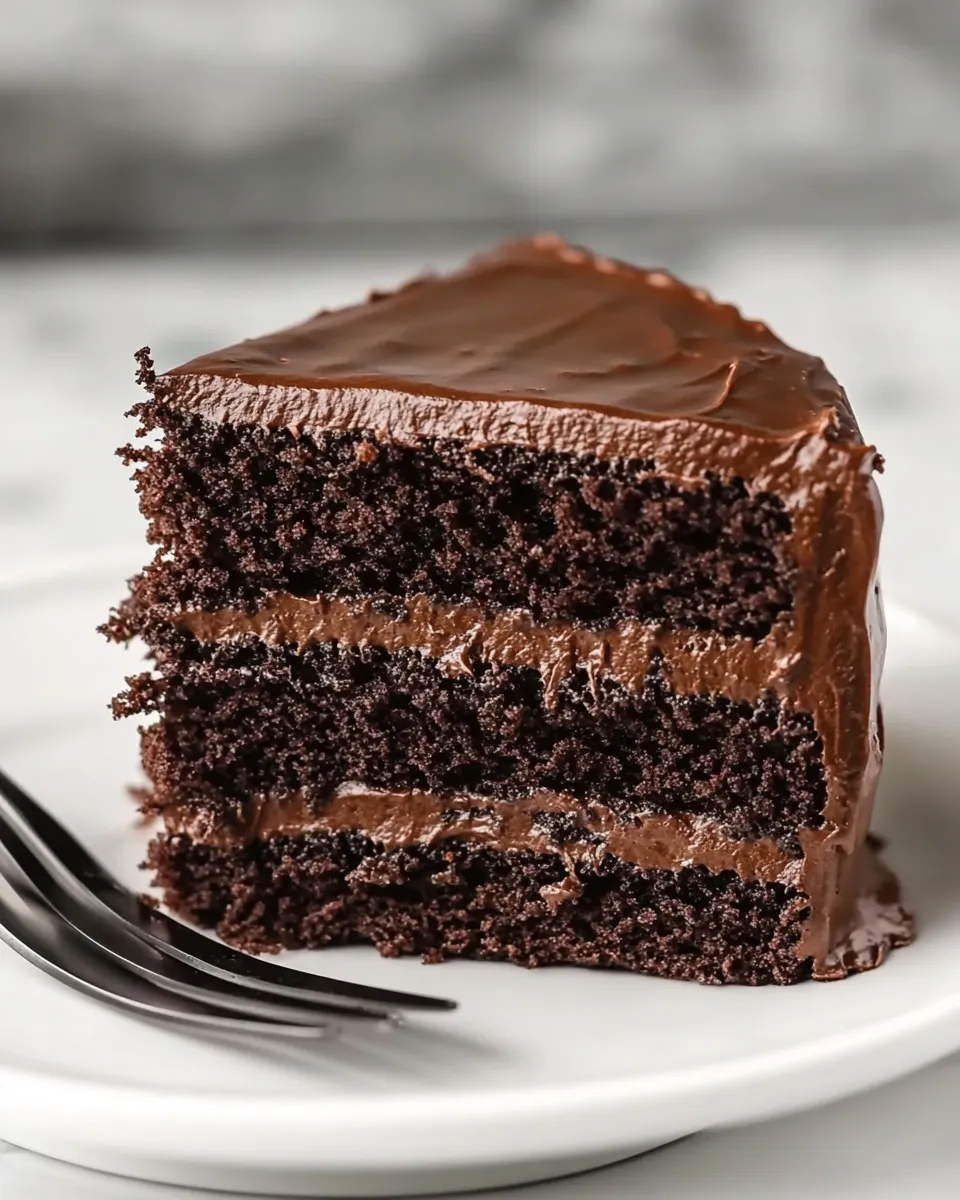 Classic Easy Chocolate Cake Recipe image
