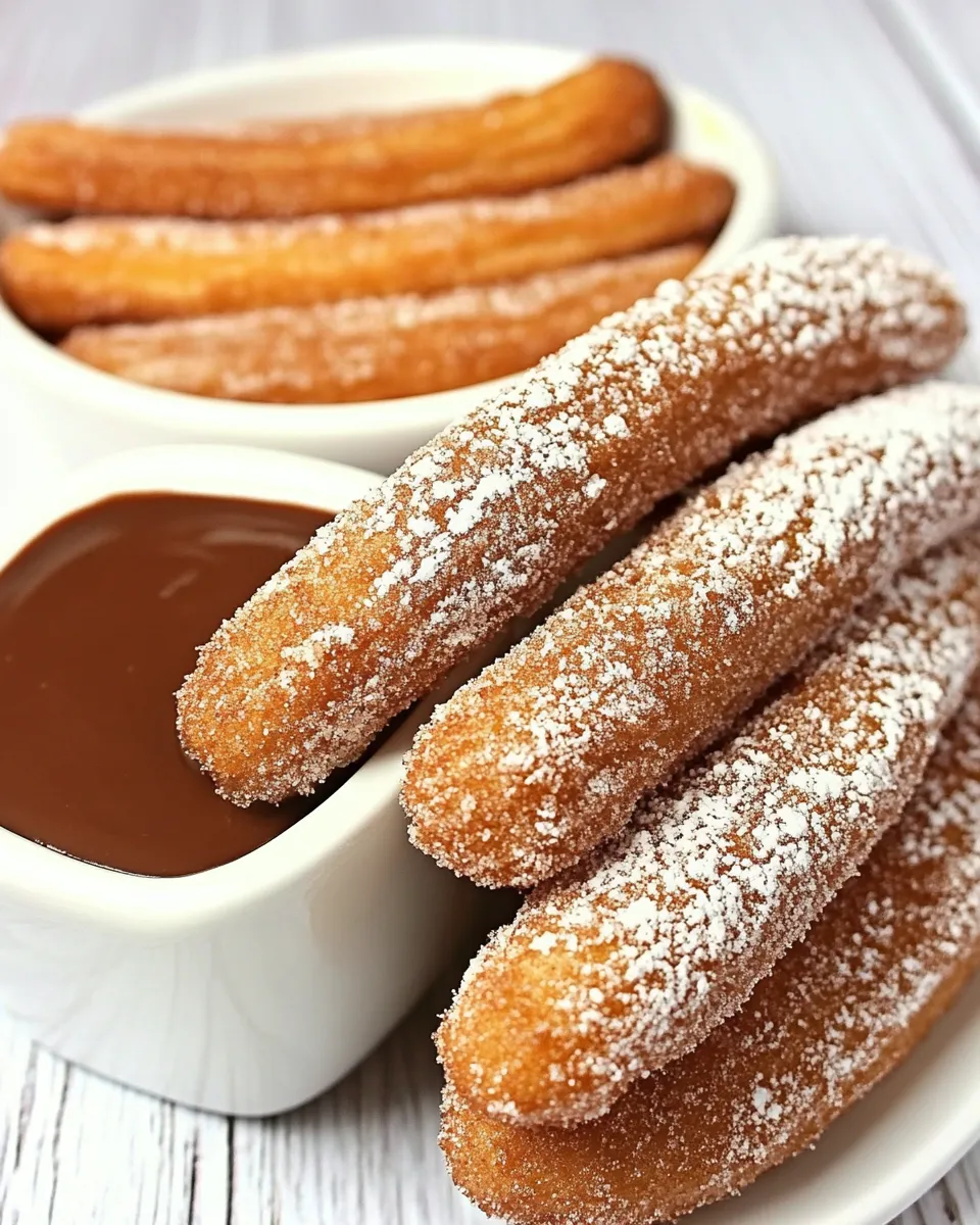 Delicious Easy Chocolate Con Churros shot
