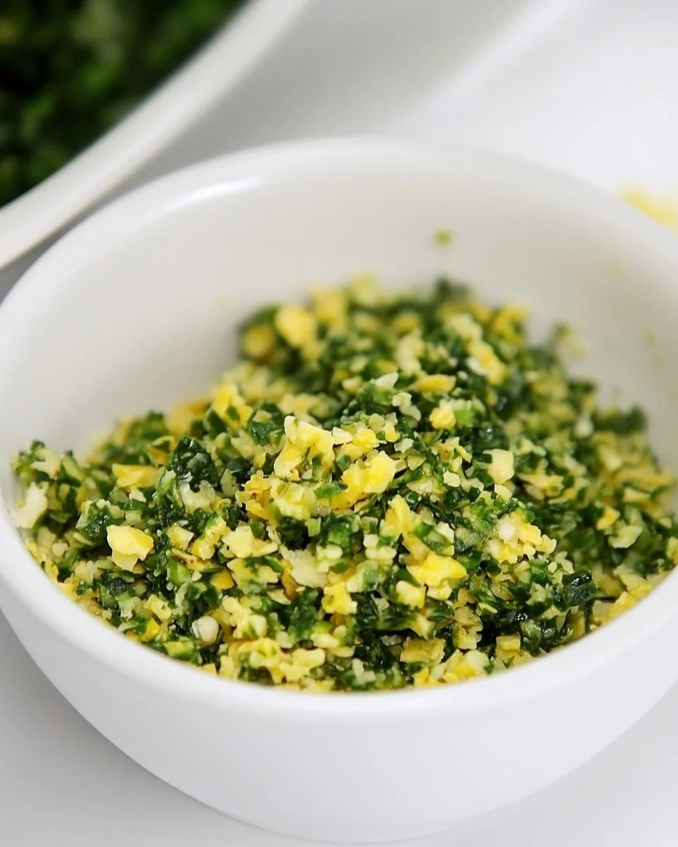 Quick Easy Gremolata Recipe shot