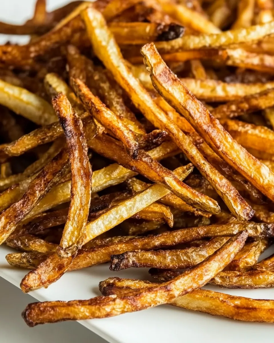 Quick Easy Homemade French Fries shot