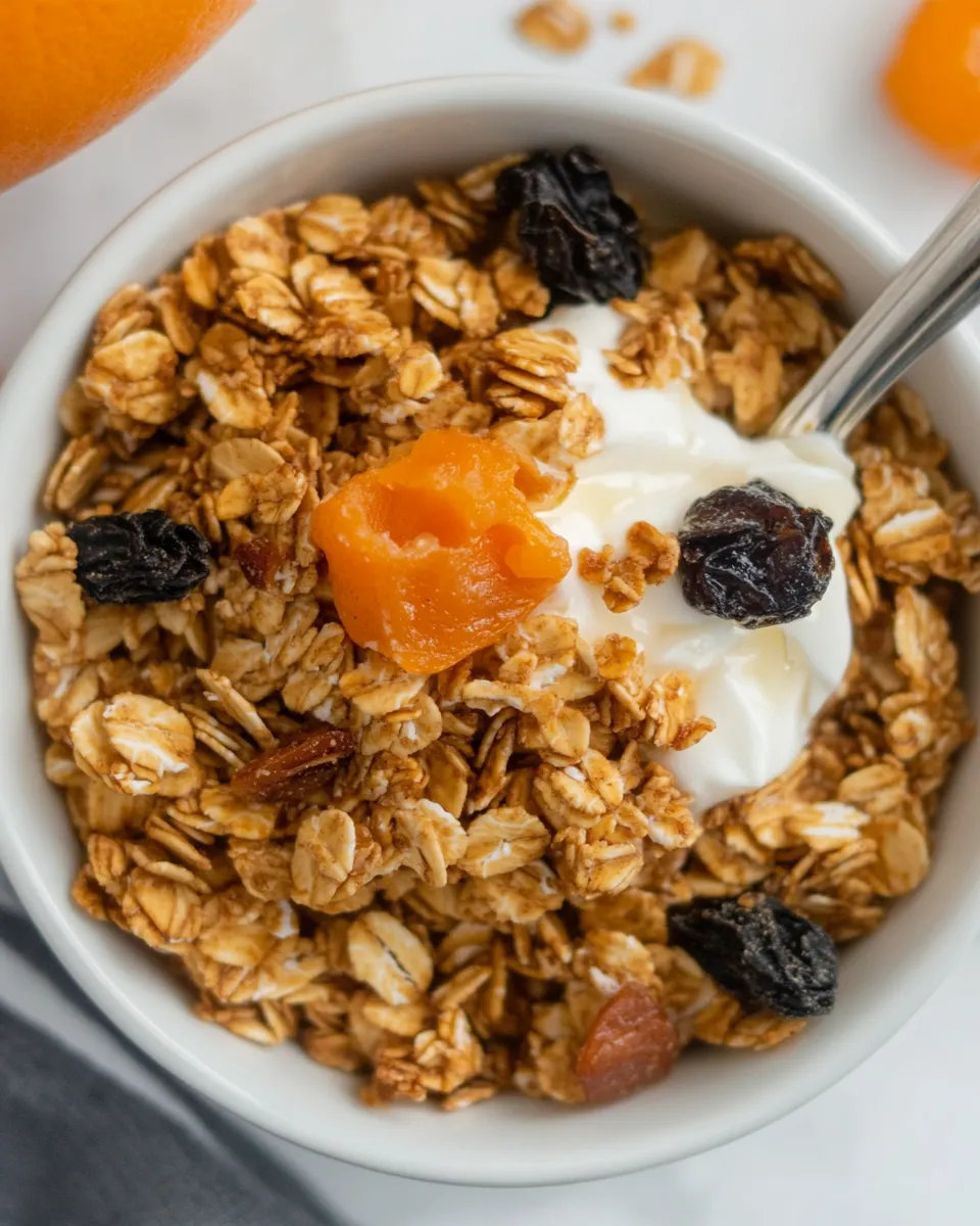 Quick Easy Homemade Granola Recipe shot