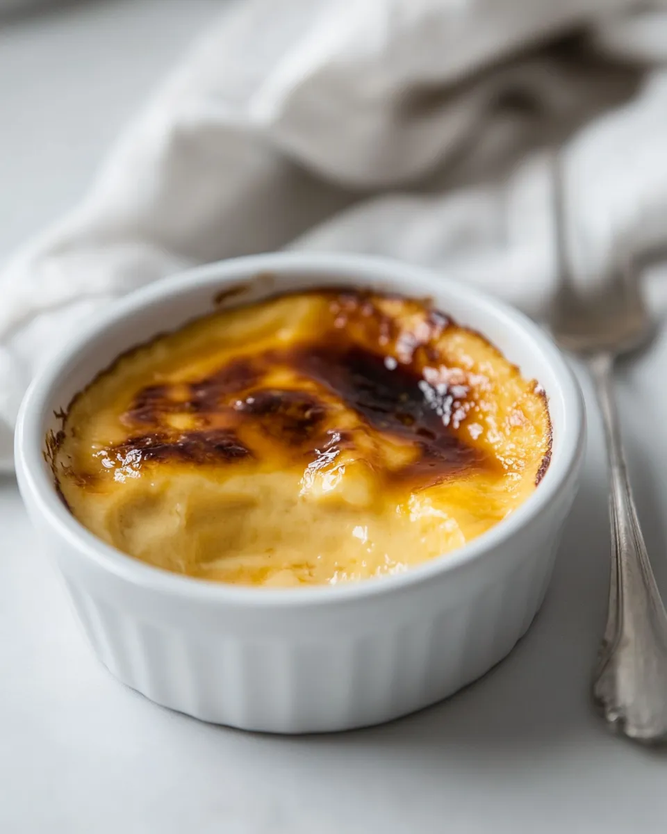 Delicious Easy Instant Pot Instant Pot Crme Brle with passionfruit photo