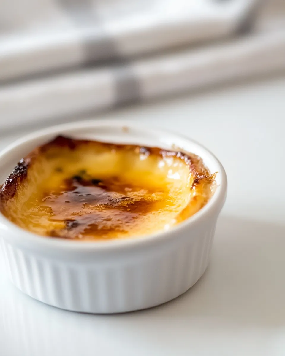 Quick Easy Instant Pot Instant Pot Crme Brle with passionfruit shot