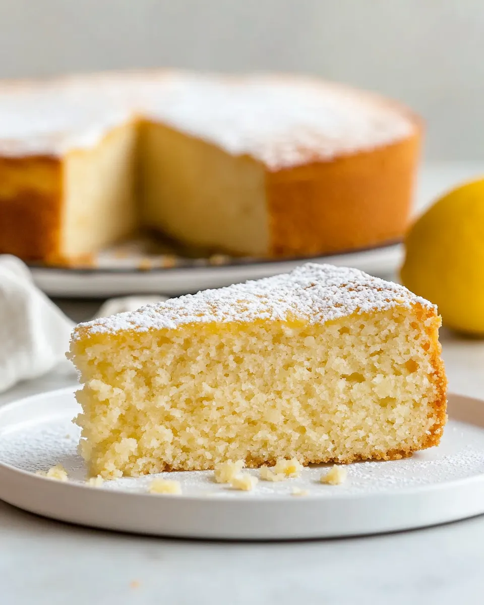 Classic Easy Lemon Ricotta Cake image