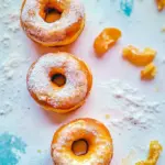 Homemade Easy Lemon Ricotta Old Fashioned Doughnuts. photo