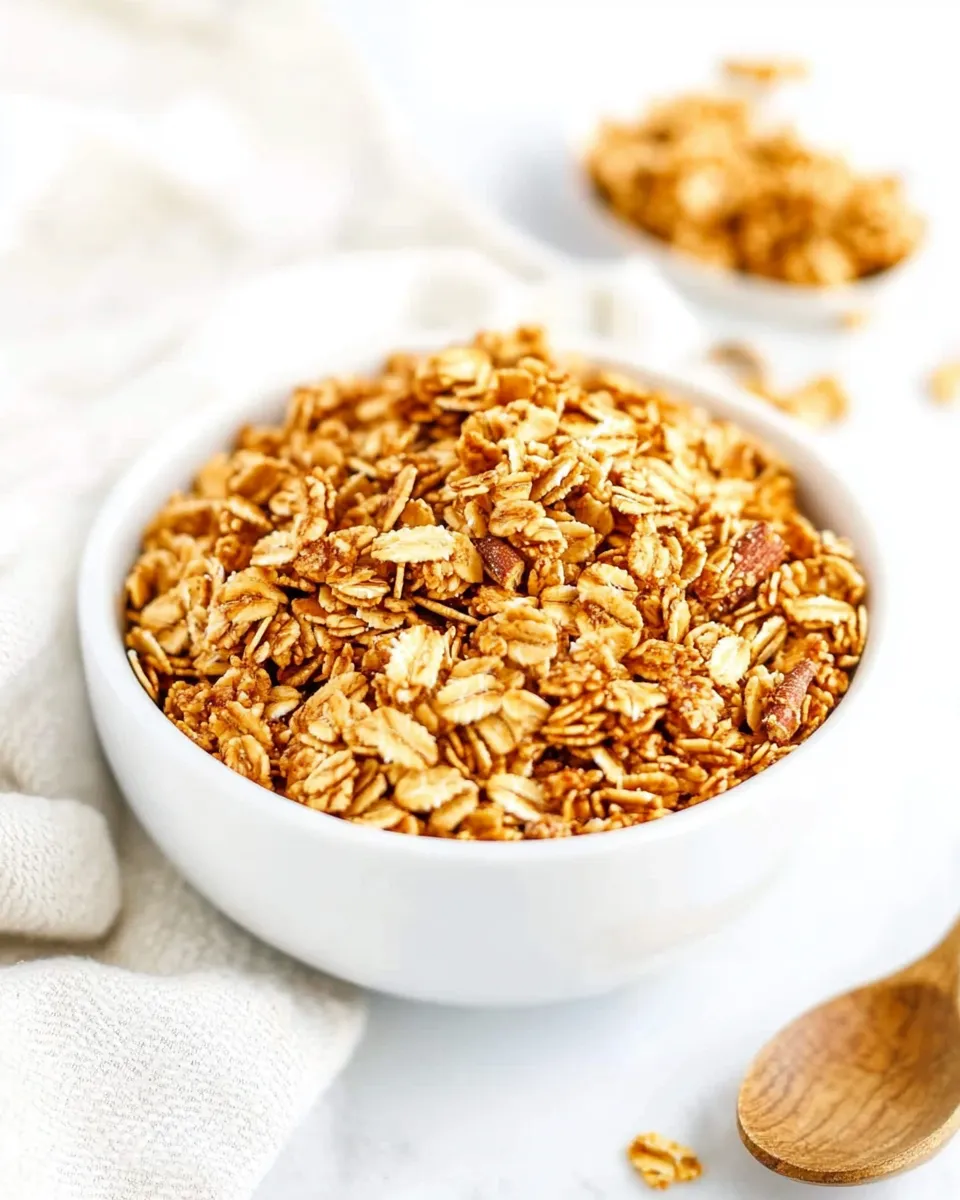 Homemade Easy Maple Cinnamon Granola photo