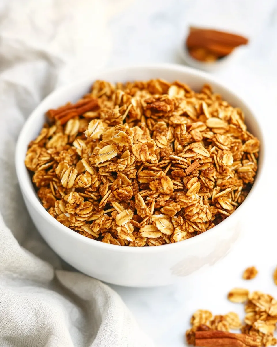 Delicious Easy Maple Cinnamon Granola picture