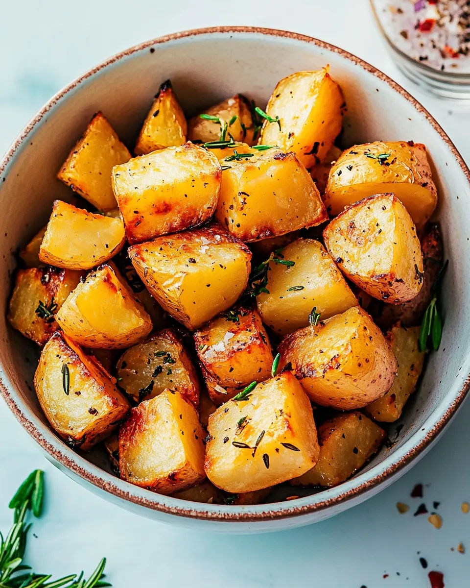 Quick Easy Oven-Roasted Potatoes shot