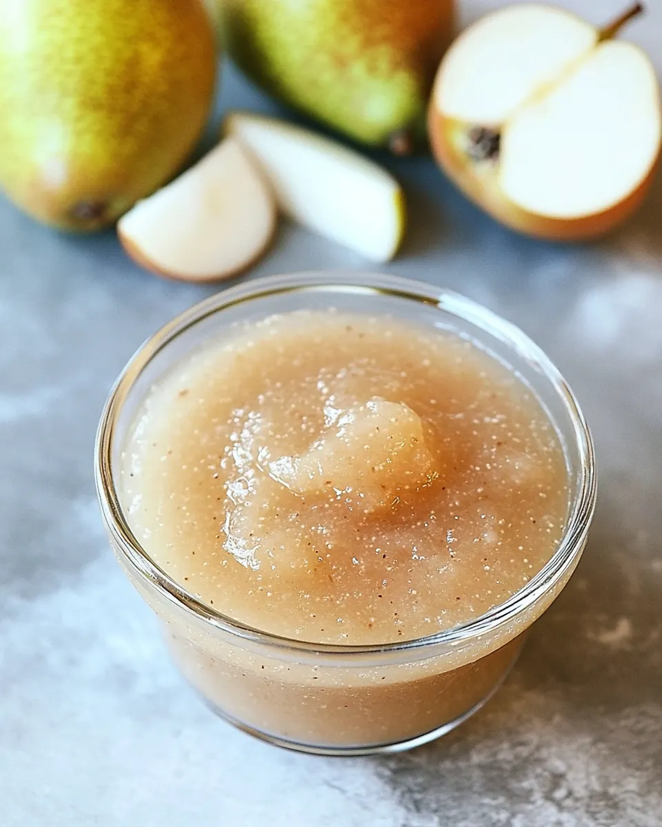 Homemade Easy Pear Sauce photo