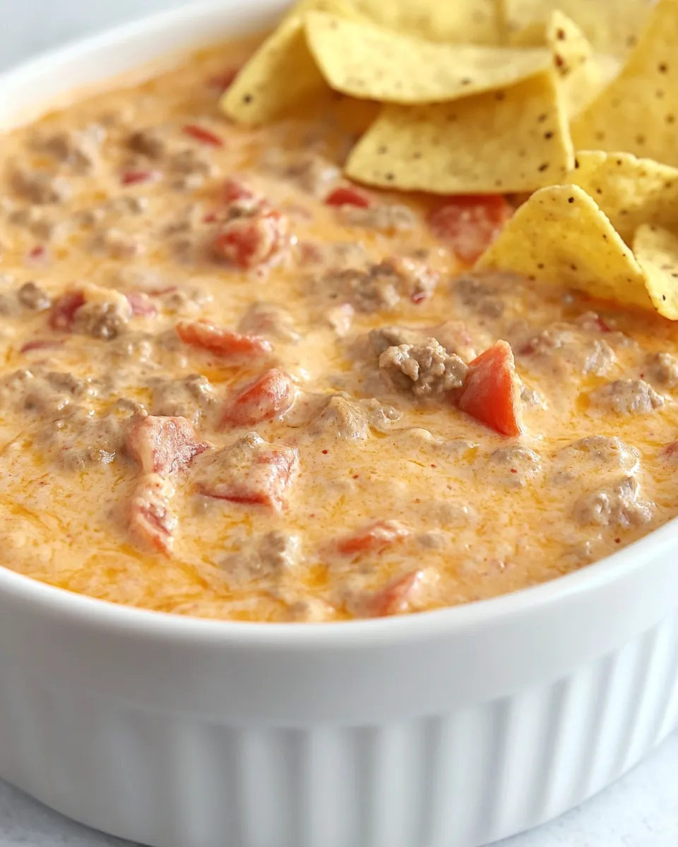 Classic Easy Rotel Dip Recipe (4 Ingredients!) image