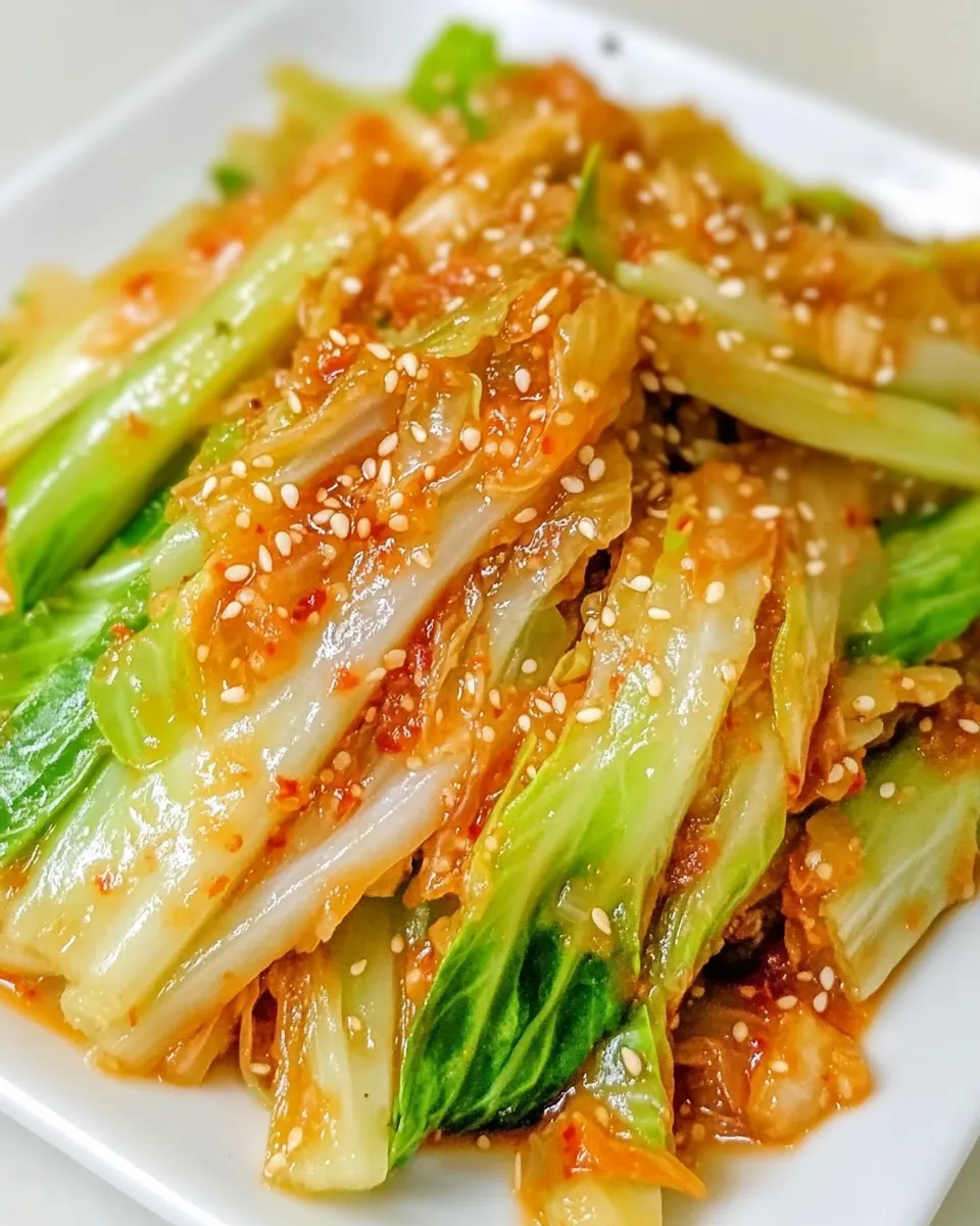 Classic Easy Sauted Napa Cabbage image