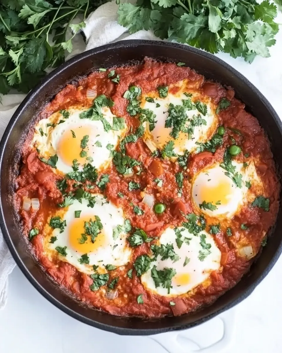 Quick Easy Shakshuka Recipe shot