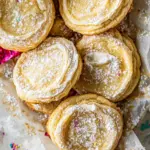 Homemade Easy Slice n Bake Vanilla Bean Sugar Cookies. photo