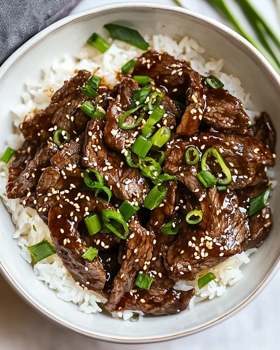 Quick Easy, Tender Beef Teriyaki dish photo