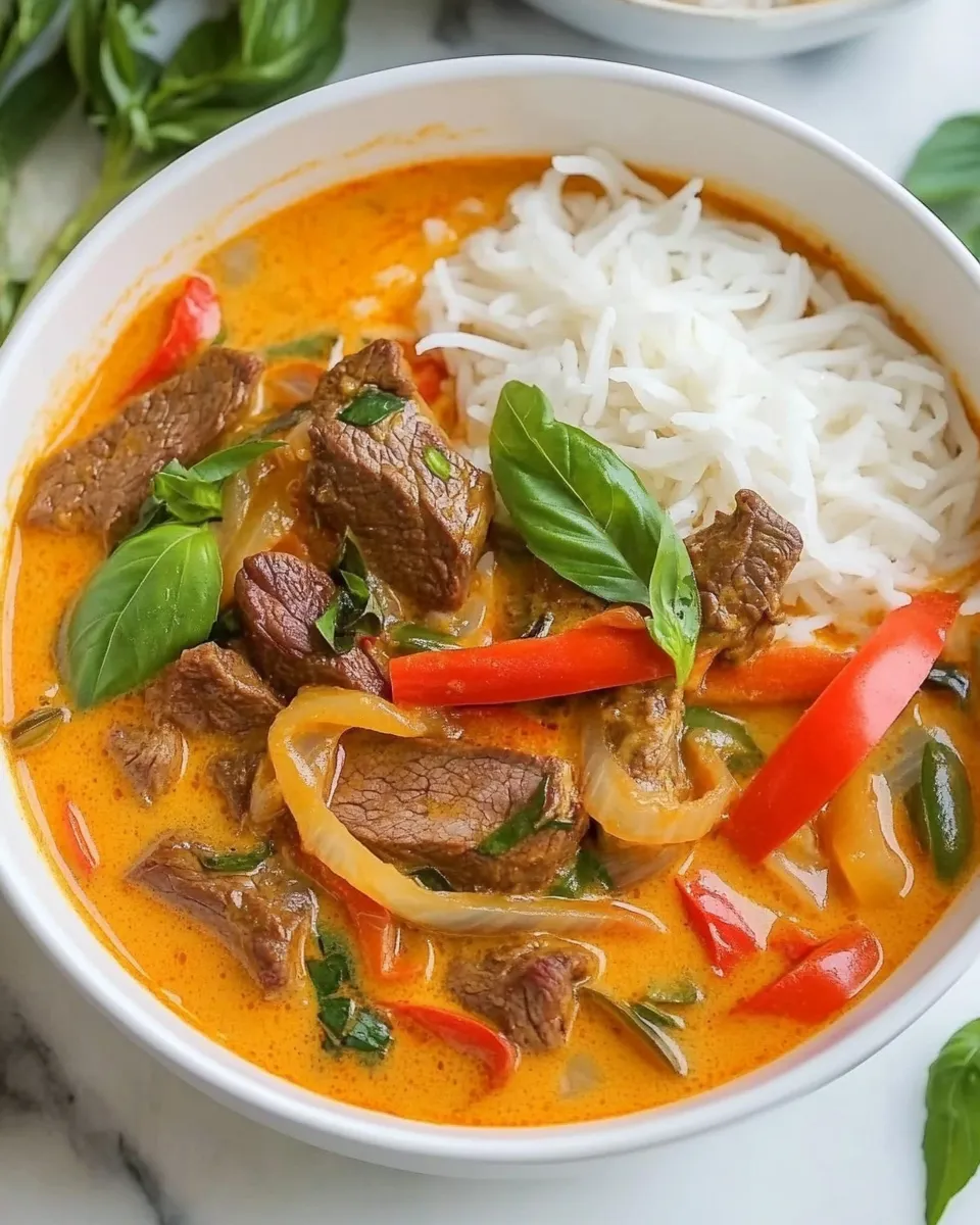 Quick Easy Thai-Inspired Steak Curry recipe image