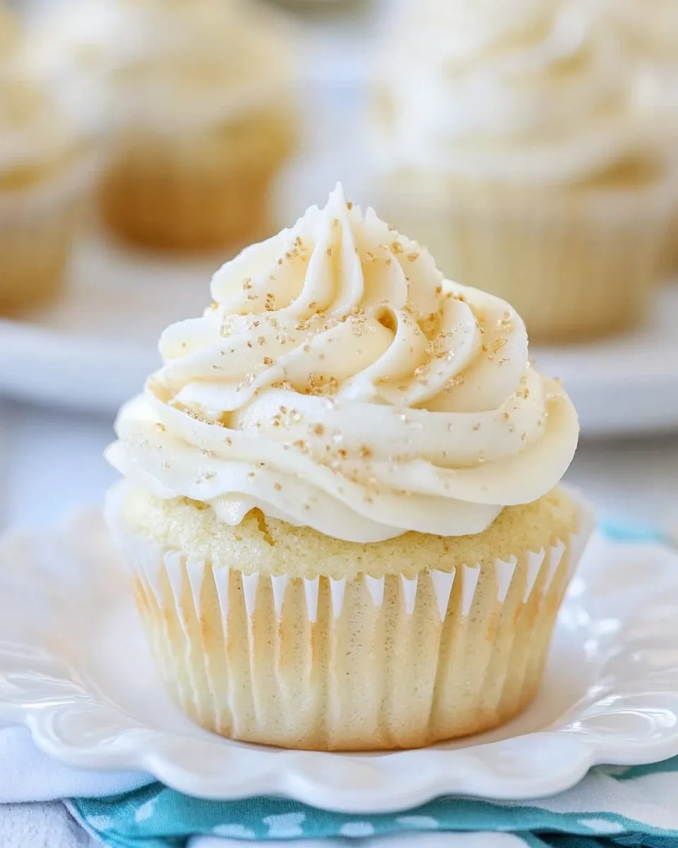 Homemade Easy Vanilla Cupcake Recipe photo