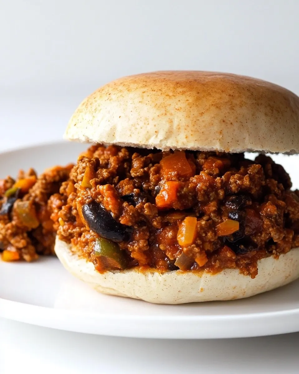 Quick Easy Vegetarian Sloppy Joes image