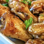 Homemade Fermented Honey Garlic Chicken Wings photo