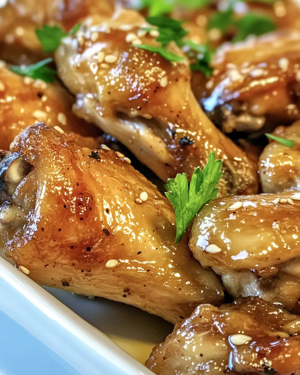 Homemade Fermented Honey Garlic Chicken Wings photo