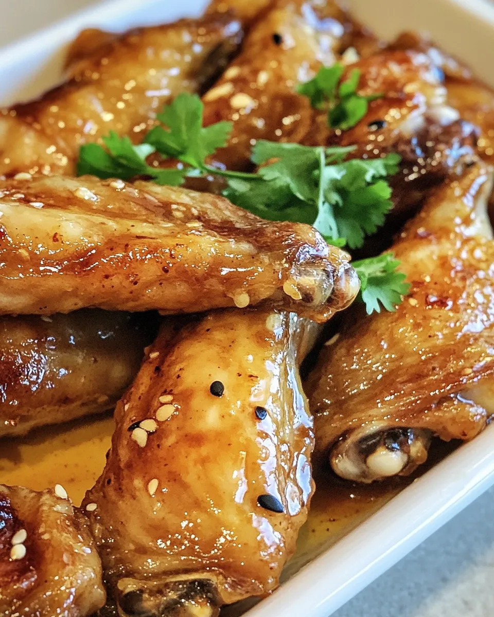 Classic Fermented Honey Garlic Chicken Wings image