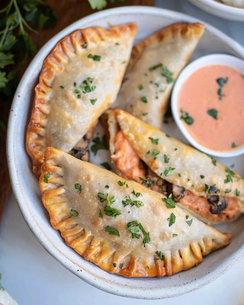 Classic Flaky Vegan Empanadas (w/ Divine Mushroom Filling) image