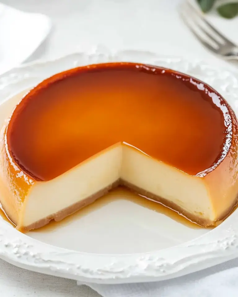 Homemade Flan recipe photo