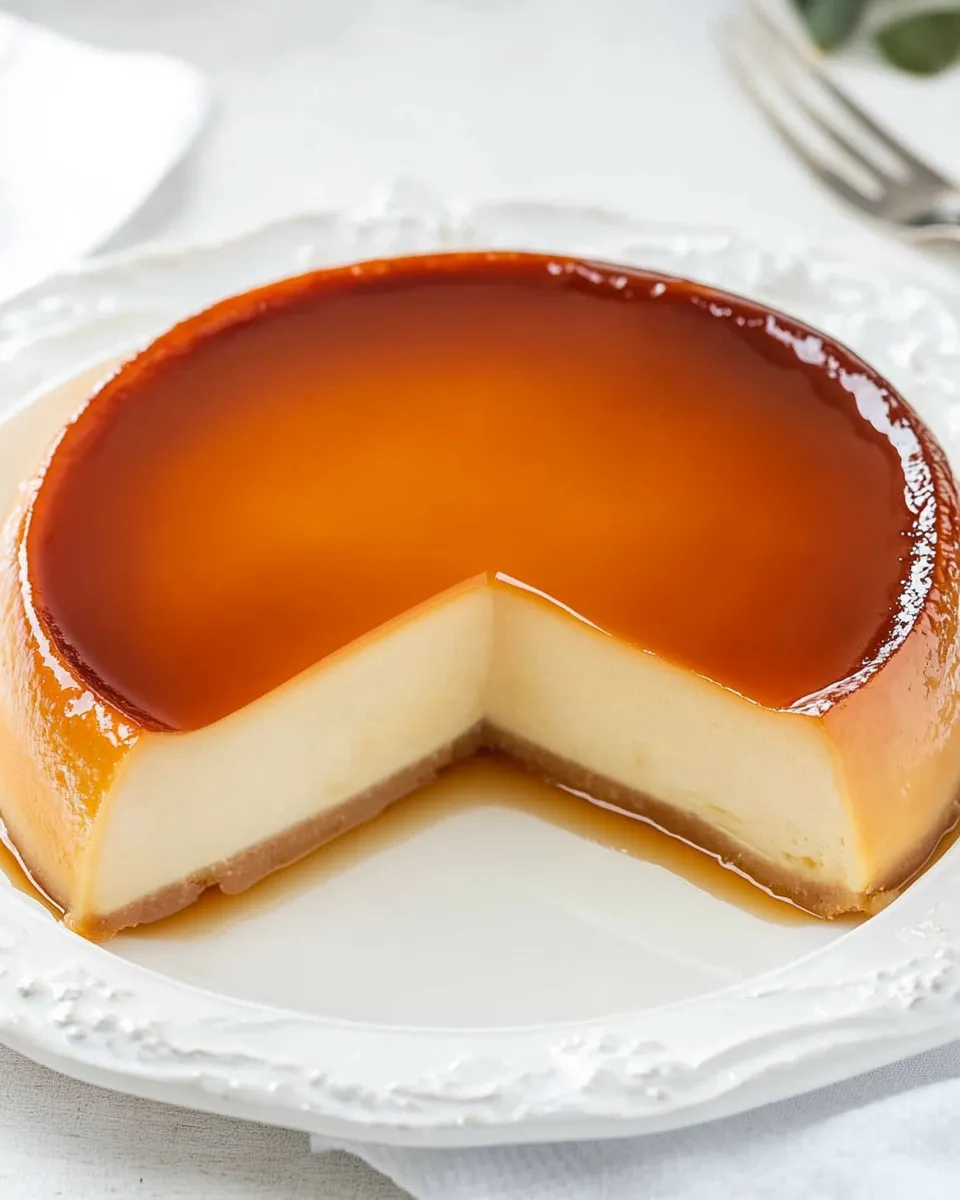 Homemade Flan recipe photo